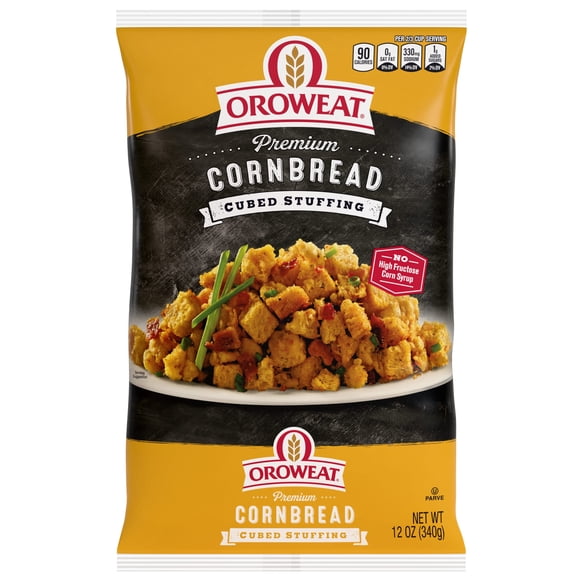 Oroweat Premium Cornbread Cubed Stuffing, 12 oz