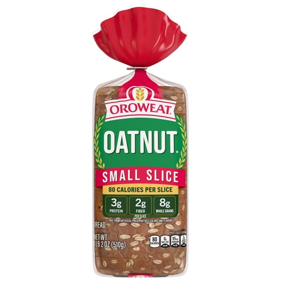 Oroweat Small Slice Oatnut Bread, 18 oz