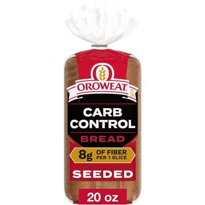 Oroweat Superior Keto Seeded Bread, 20 oz, 2g Net Carbs Seeded Low Carb Bread, Bag