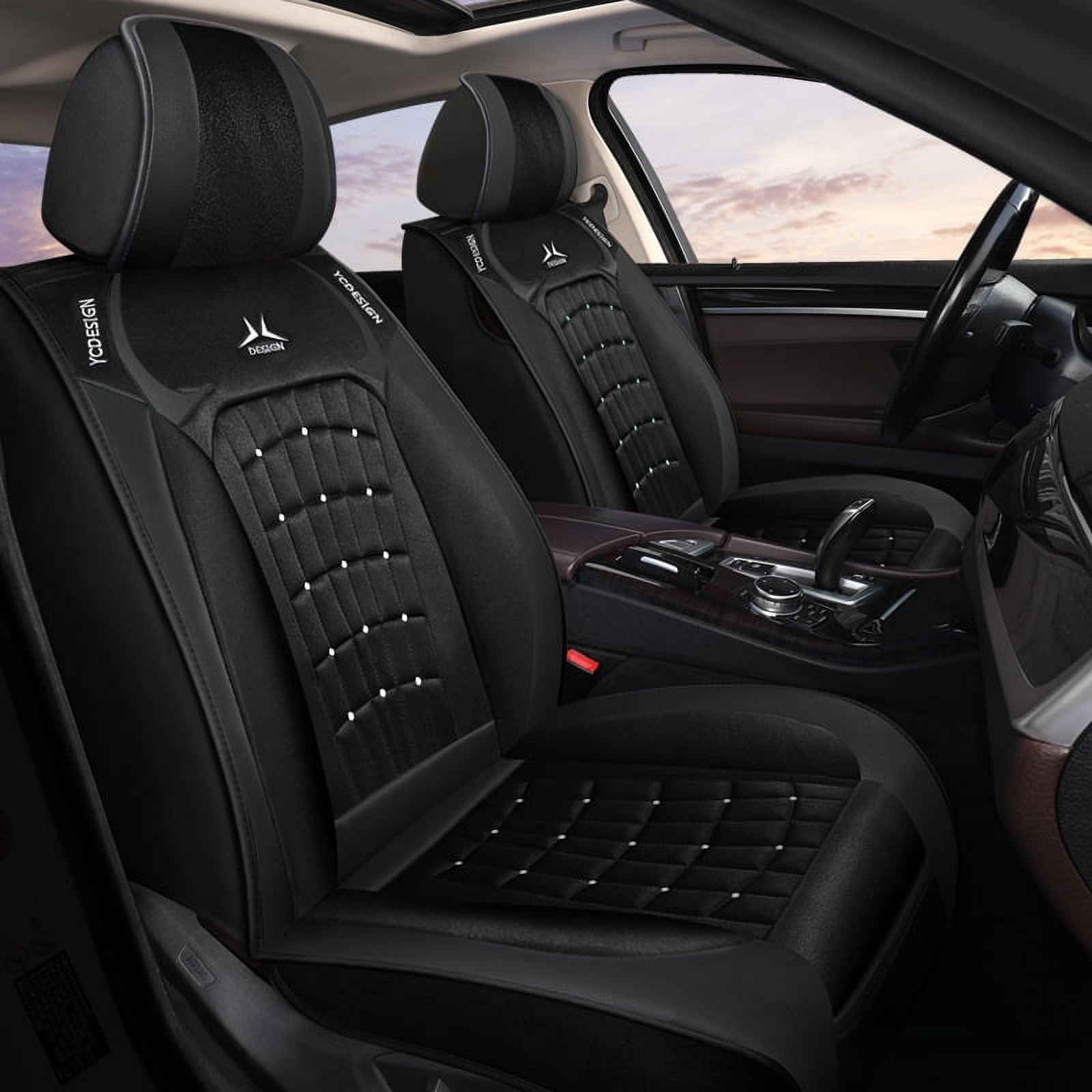 Oroyalcars Car Seat Covers 5Seater Full Set Full Coverage Breathable