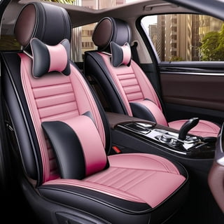 Pink PU Leather Car Seat Cover For Toyota Hyundai Kia BMW Fit Woman  Waterproof Automobile Covers Auto Universal Size From Lshl520, $104.82