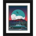 thumbnail image 1 of Orozco, Danner 15x18 Black Ornate Wood Framed with Double Matting Museum Art Print Titled - Jaguar, 1 of 4