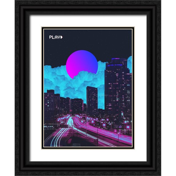 Orozco, Danner 19x24 Black Ornate Wood Framed with Double Matting Museum Art Print Titled - VHS City