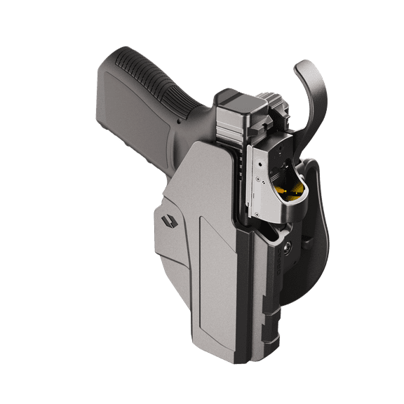 Orpaz Sigma G23 Left Hand Holster, Compatible with Glock 23 Holster, OWB Level 3 or 2 Paddle Holster