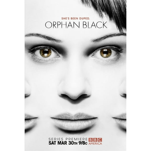 Orphan Black poster Metal Sign 8inx 12in Metal Art Print 8x12 Multi-Color Square Adults Poster Time