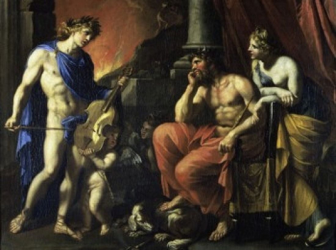 Orpheus Before Pluto Francois Perrier (1590-1650 French) Musee du Louvre Paris France Canvas Art - Francois Perrier (24 x 36)