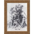 thumbnail image 1 of Orpheus Slain By Bacchantes, With A Boy Running Away 20x24 Gold Ornate Wood Framed Canvas Art by Durer, Albrecht, 1 of 2