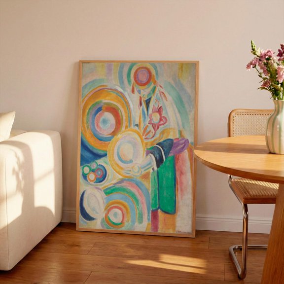 Orphism Rhythm Circle Design Art Poster Unframed Paper Print