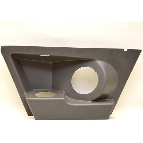 OrrCo Plastics Boat Port Speaker Panel 111011 | 24 Inch Gray Plastic