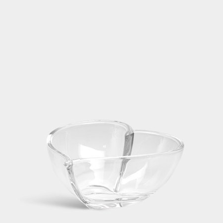 Orrefors Heart 10 Inch Bowl, Large, Clear