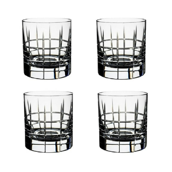 Orrefors Street Crystal Old Fashioned Glass (Set of Four)