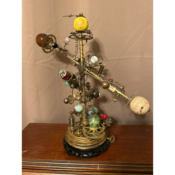Orrery Solar System- Steampunk Solar System (battery powered)