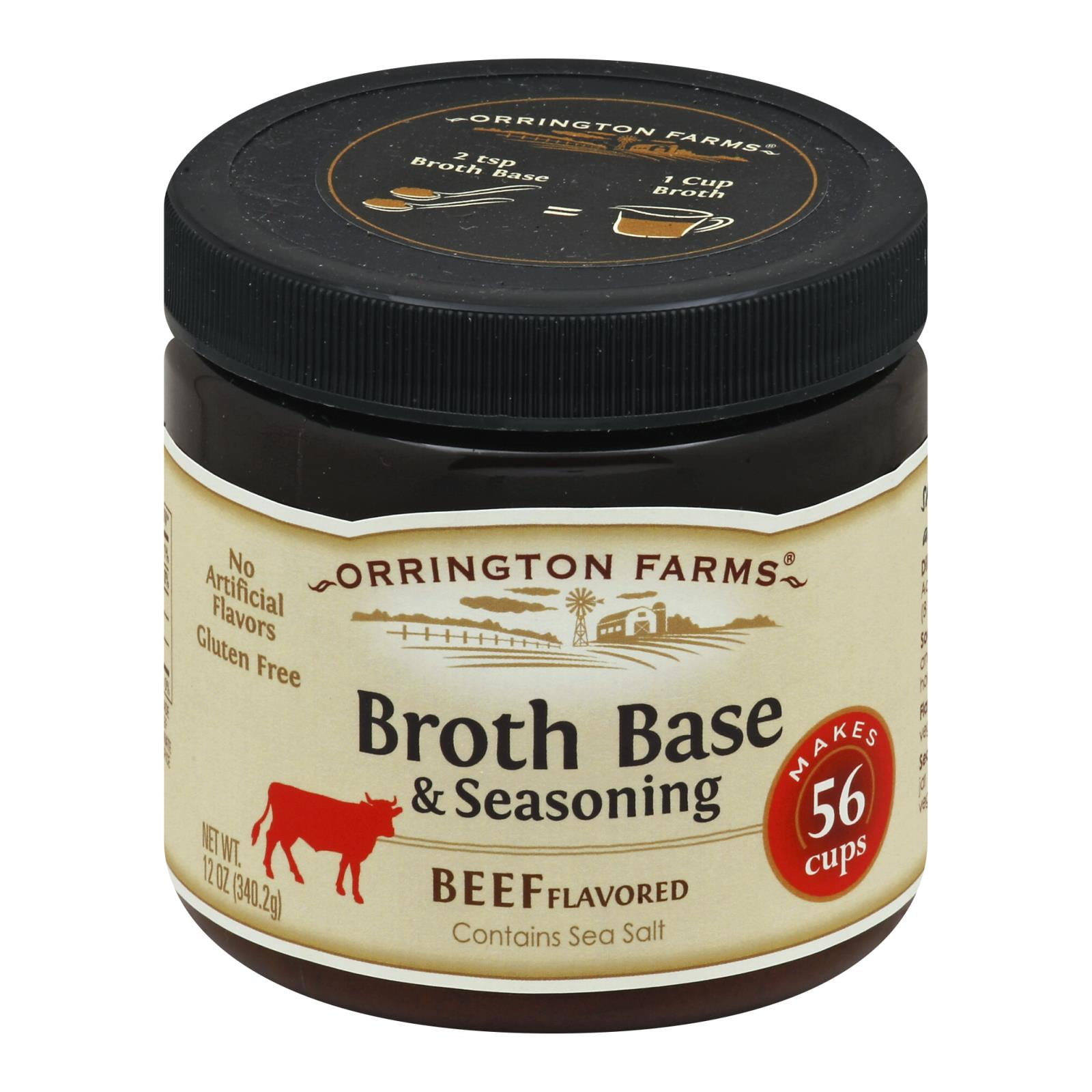Orrington Farms Broth Base and Seasoning Beef Case of 6 12 oz.