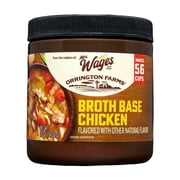 Mrs. Wages & Orrington Farms Chicken Broth Base, Chicken Bouillon Powder, 12 oz Jar