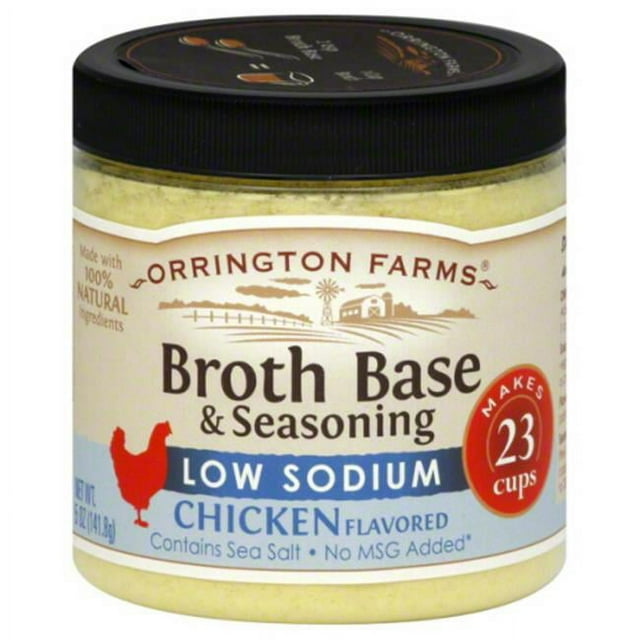 Orrington Farms® Low Sodium Chicken Flavored Broth Base & Seasoning 5