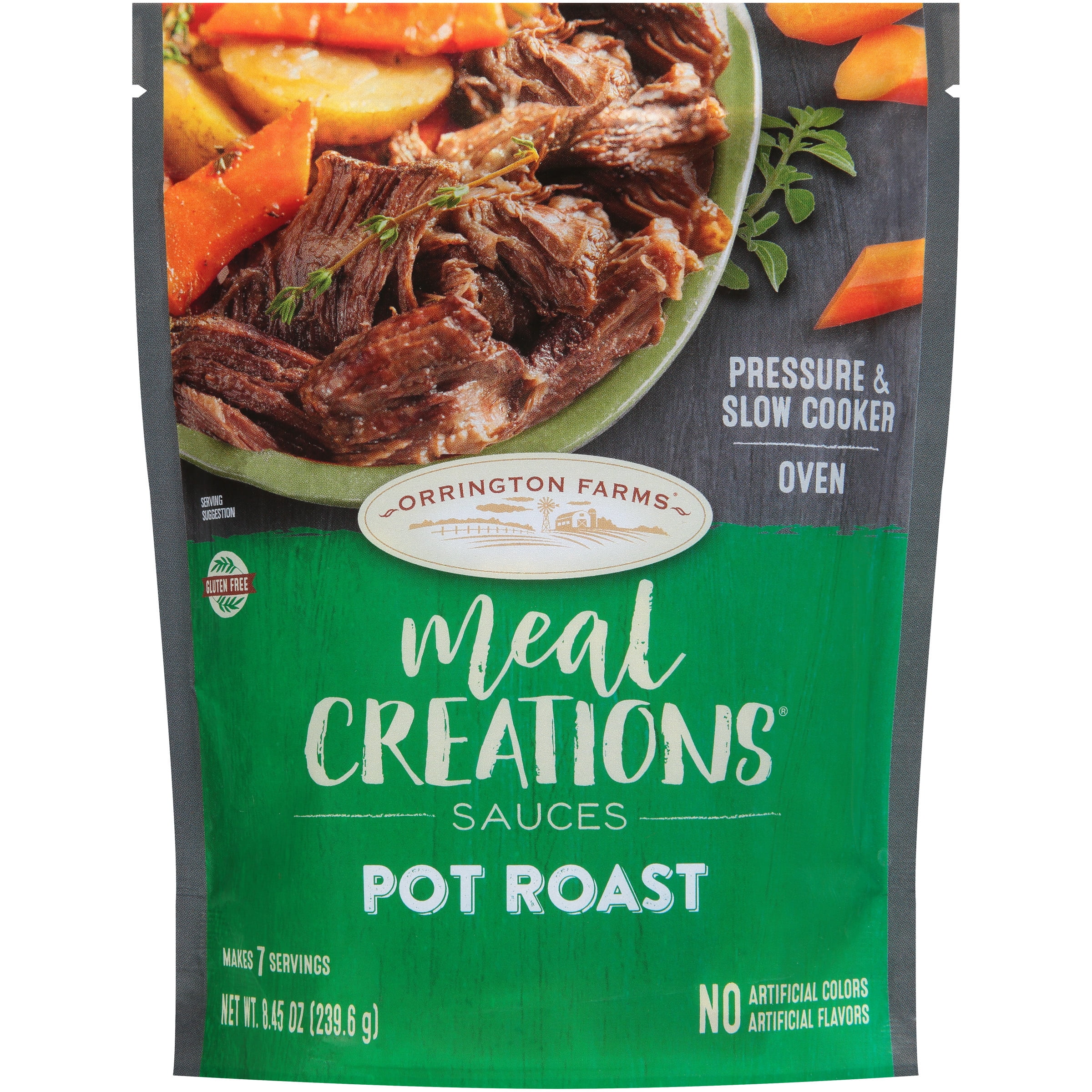 Orrington Farms Meal Creations Sauce, Pot Roast, 8.45 oz Pouch