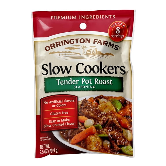 Orrington Farms Slow Cookers Tender Pot Roast Seasoning Mix 2.5 oz (Pack of 12)