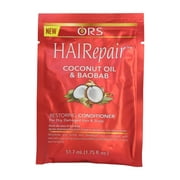 Ors Hairepair Coconut Oil & Baobab Restoring Conditioner Packet 1.75 Oz, Pack of 6
