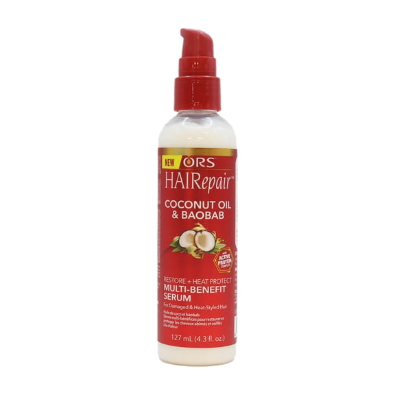 Ors Hairepair Serum, Multi Benefit, Coconut Oil & Baobab, 4.3 Oz
