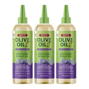 Ors Olive Oil Braidzone Daily Nourishment Soothing Scalp Oil 4.3oz Pack of 3