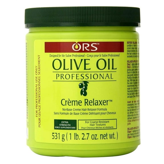 Ors Olive Oil Creme Relaxer Extra Strength 18.7 Ounce Jar (555ml) (Pack of 3)