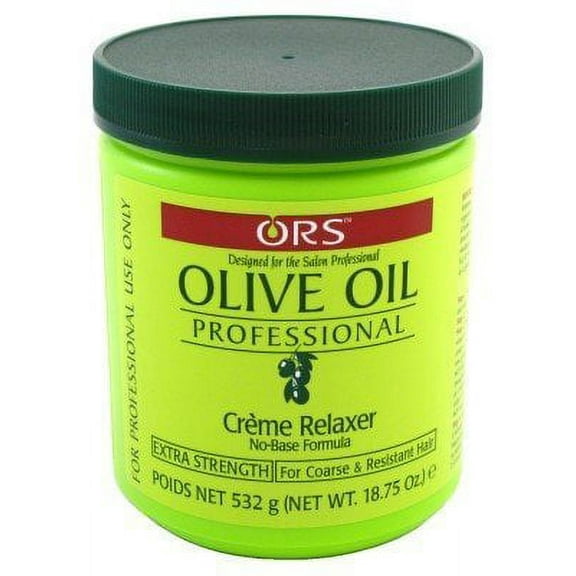Ors Olive Oil Creme Relaxer Extra Strength 18.75 Ounce Jar (555ml)