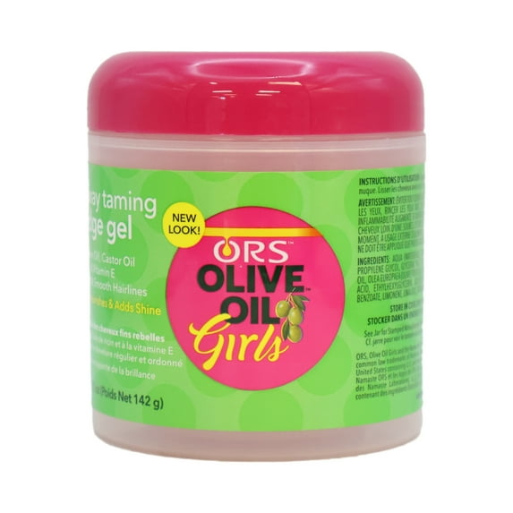 Ors Olive Oil Girls Taming Hair Gel, Fly Away, 5 Oz, Pack of 24