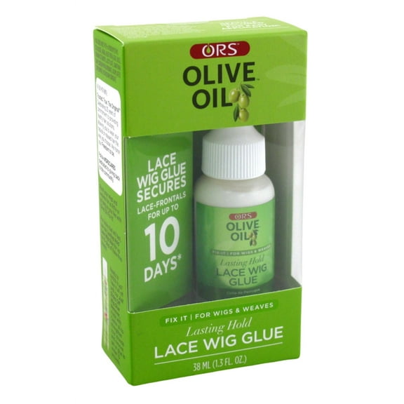 Ors Olive Oil Lace Wig Glue Lasting Hold 1.3 Ounce (38ml) (Pack of 3)