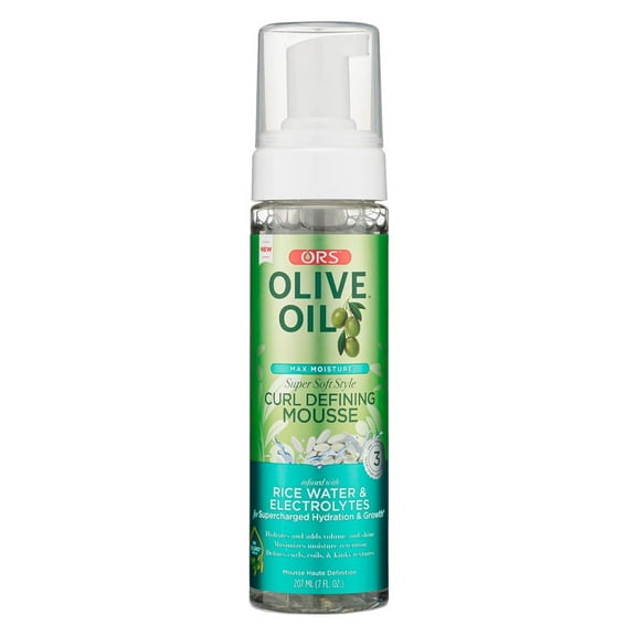 Ors Olive Oil Mousse Curl Defining With Rice Water 7oz (Pack of 3)