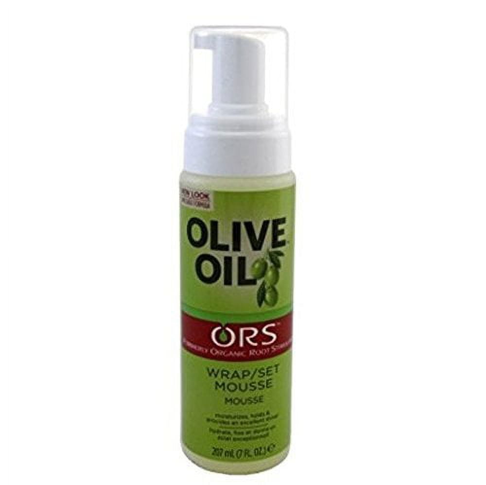 Ors Olive Oil Mousse Wrap/Set Hold & Shine Coconut Oil 7 Ounce 207ml 2