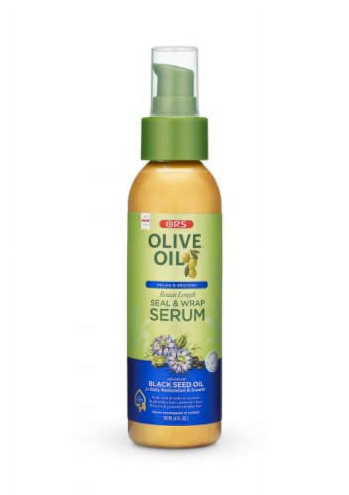 Ors Olive Oil Relax And Restore Retain Length Seal And Wrap Serum, 4 Oz..
