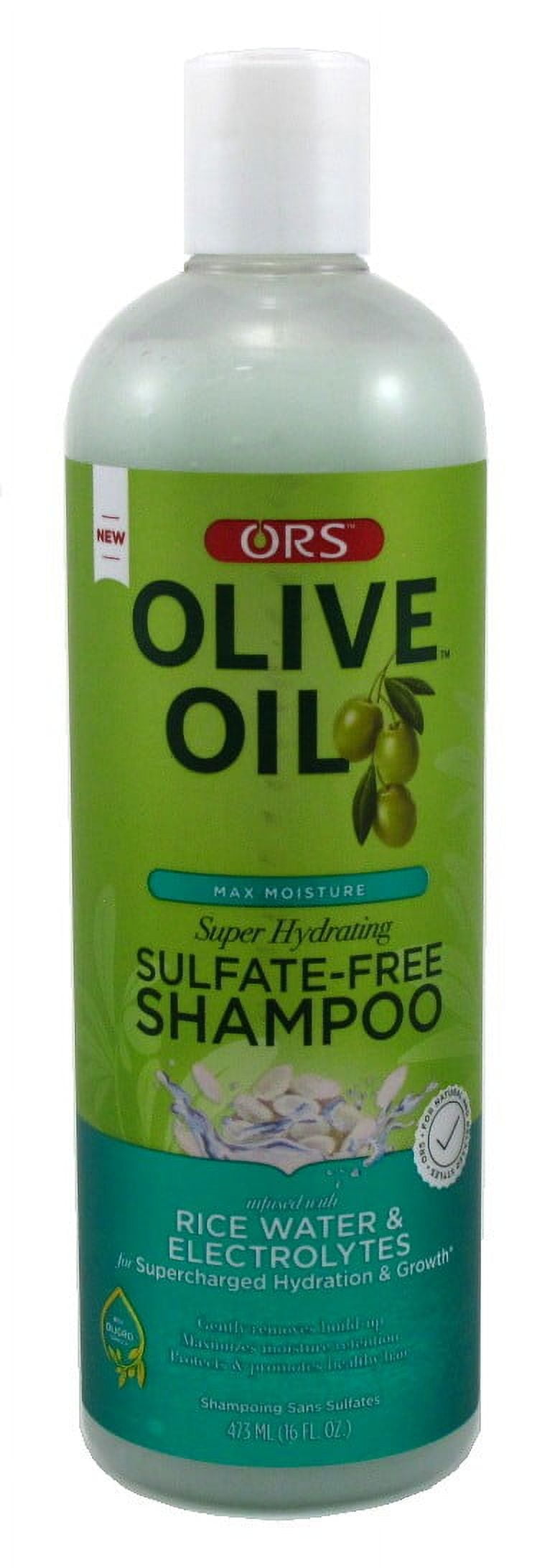 Ors Olive Oil Shampoo Super Hydrating Sulfate-Free 16oz (Pack of 3)