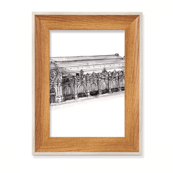 Orsay Museum in Paris France Desktop Wooden Photo Frame Display Picture Art Painting Multiple Sets