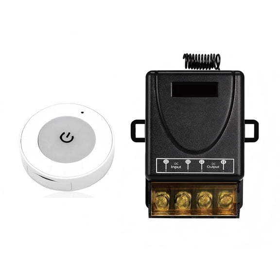 Orsi Power controllers,12 Volt Remote Switch Wireless,DC12V/24V/48V/72V/30A Relay,Remote Control Switch,RF Remote Control with 328FT Long Range