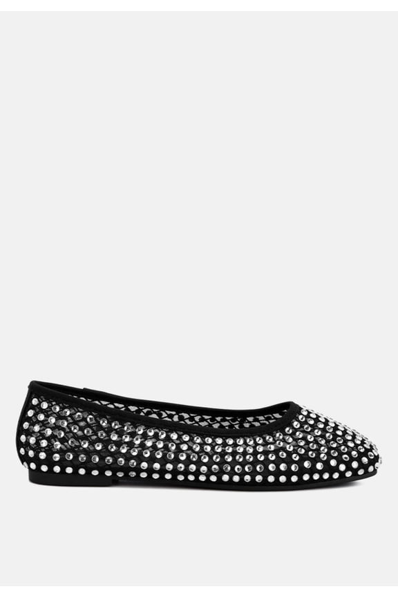 Orson Naked Rhinestone Ballerinas