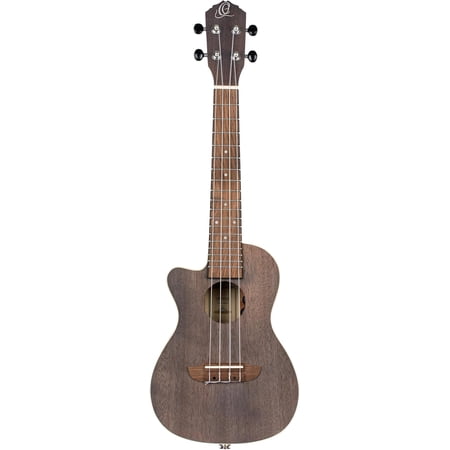Ortega Earth Series Concert Left-Handed Acoustic/Electric Ukulele (RUCOAL-CE-L)