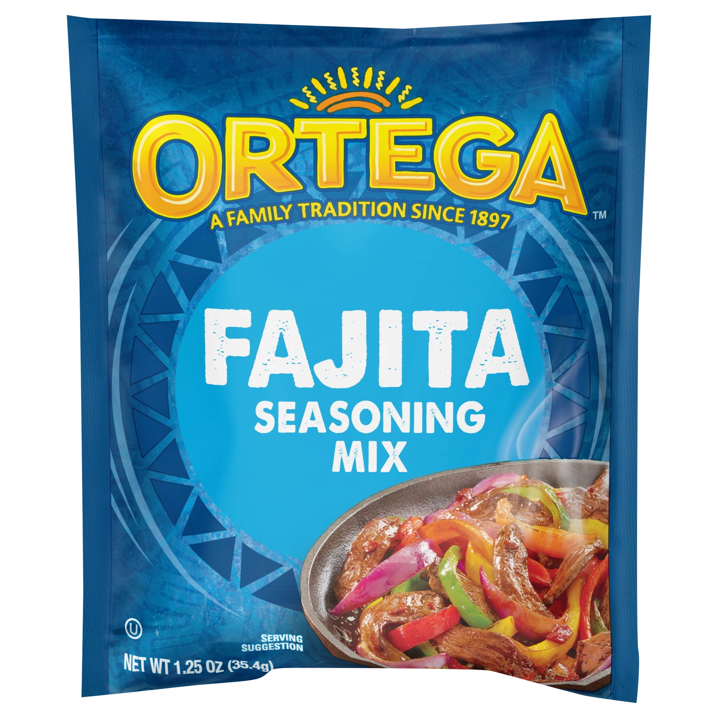 Ortega Fajita Seasoning Mix Packets For Taco Night, 1.25 oz