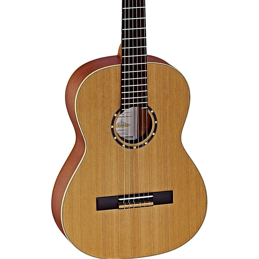 Ortega Family Series R121-7/8 7/8 Size Classical Guitar Satin Natural 0.875