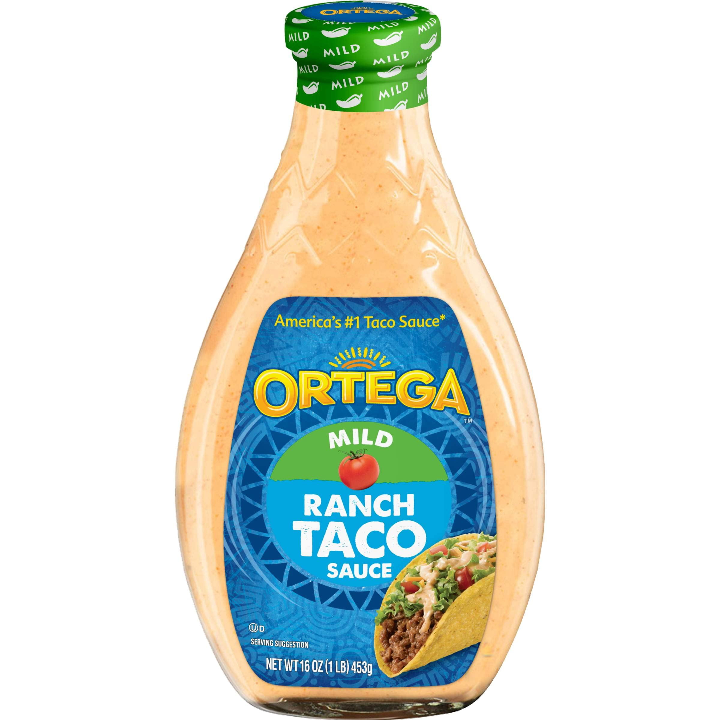 Ortega Flavor Craver Taco DC20&nbsp;Sauce, Taco Ranch, 16 oz