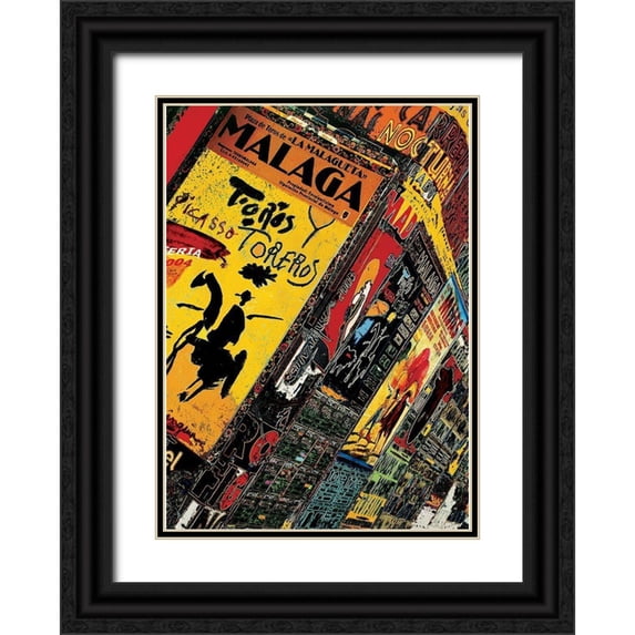 Ortega, Guillaume 11x14 Black Ornate Wood Framed with Double Matting Museum Art Print Titled - Nocturna