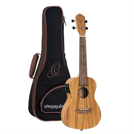 Timber Series Concert Acoustic-Electric Ukulele with Bag
