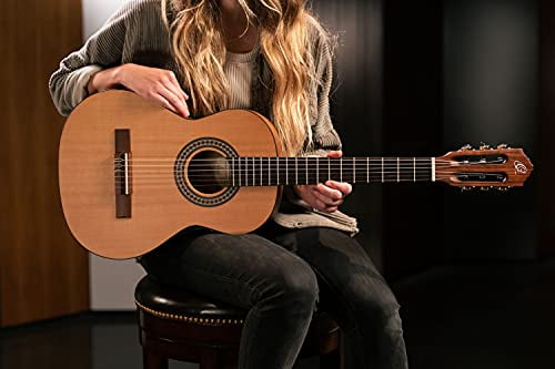 Ortega Guitars 3/4 concert gitaar – Family Series – inclusief Gigbag – ceder, mahonie, natuur (R122-3/4