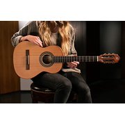 Ortega Guitars 6 String Student Series 3/4 Size Nylon Classical Guitar, Right (RSTC5M-3/4)