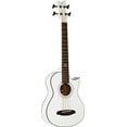 thumbnail image 1 of Ortega Guitars D-WALKER-WH Deep Traveler Series Short Scale 4-String Acoustic Bass w/ Free Bag, Agathis Top, Back & Sides, White Gloss Finish with Built-in Electronics & Cutaway, 1 of 1