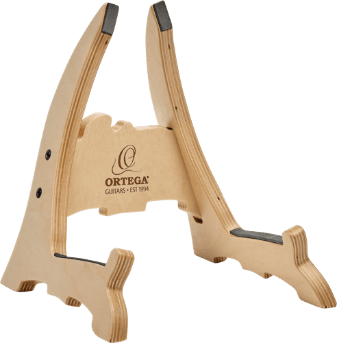 Ortega Guitars OWUS-2 Wooden Single Ukulele Stand, Birch Natural