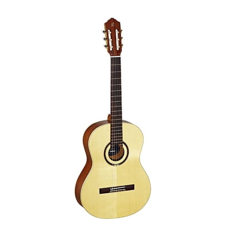 Ortega Guitars R138SCMN Feel Series Short Scale Nylon 6-String Guitar with Solid Spruce Top and Mahogany Body