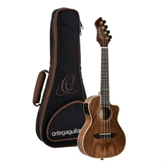 Ortega Horizon Series RUWN-CE Walnut Concert Acoustic-Electric Ukulele Satin Natural