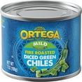 thumbnail image 1 of Ortega Mild Fire Roasted Diced Green Chiles, Kosher, 7 oz Can, 1 of 12