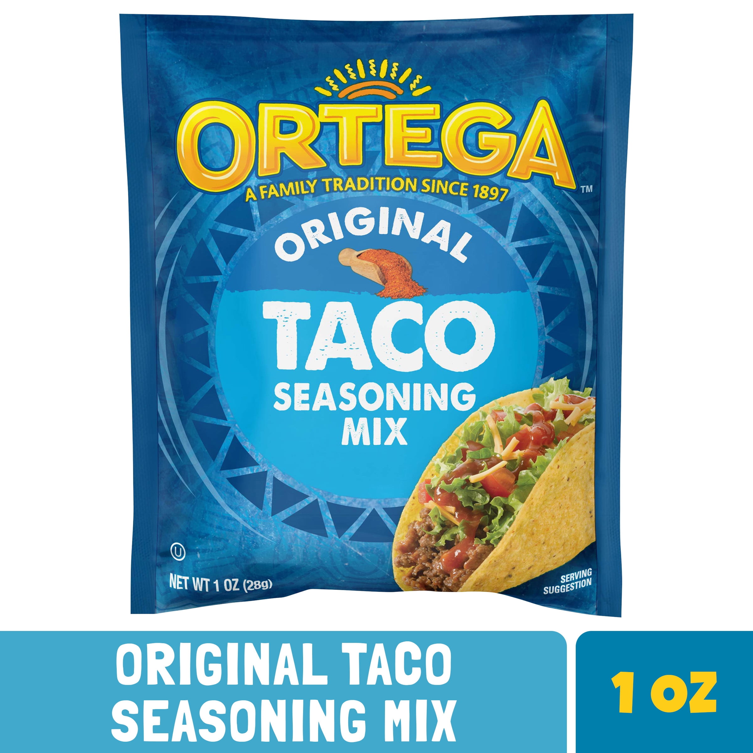 Ortega Original Taco Seasoning Mix, Kosher, 1 oz
