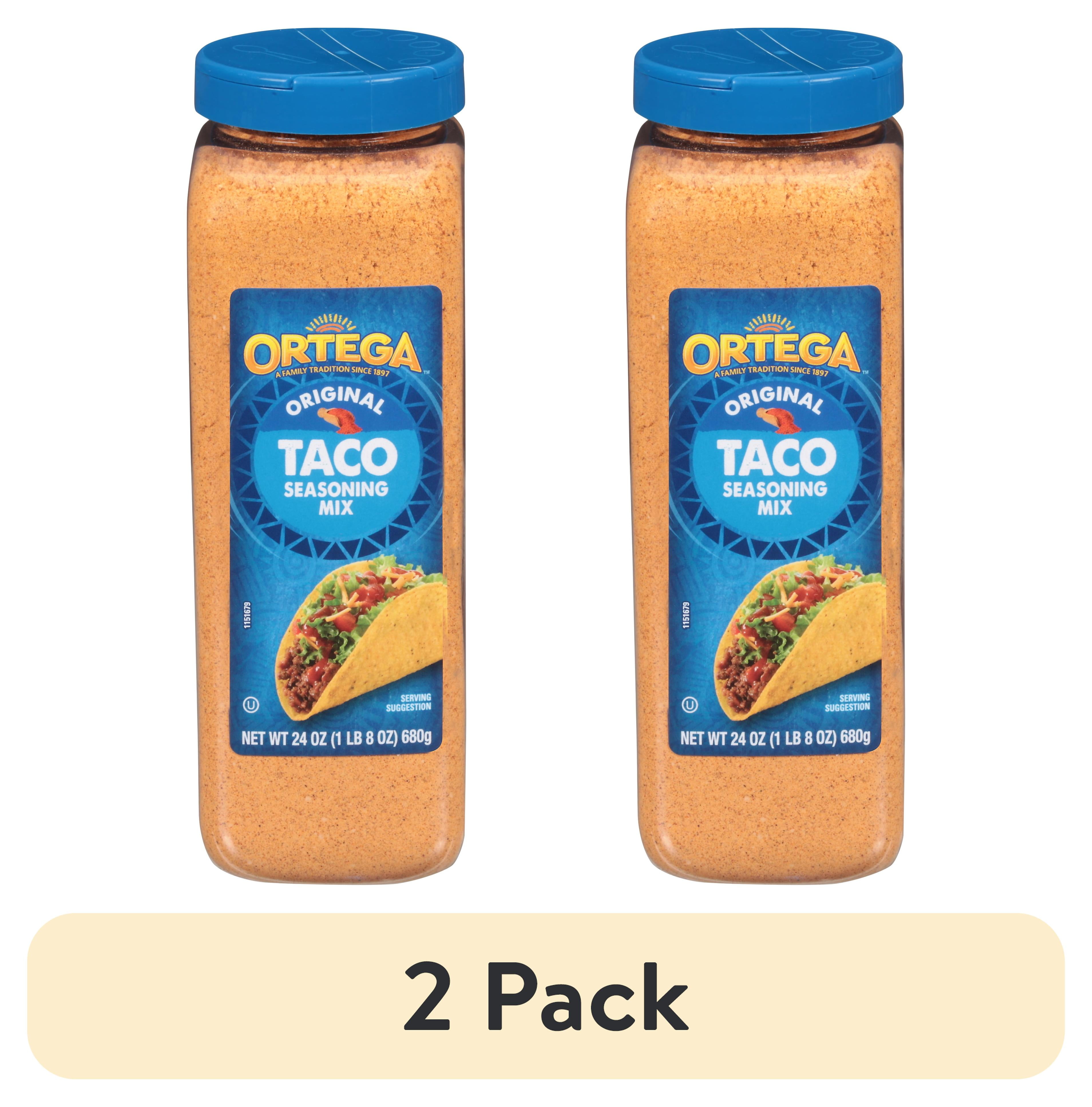(2 pack) Ortega Original Taco Seasoning Mix, Kosher, 24 oz